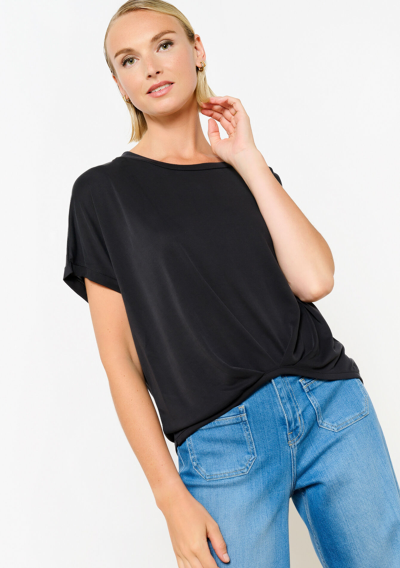 Loose T-shirt, , back