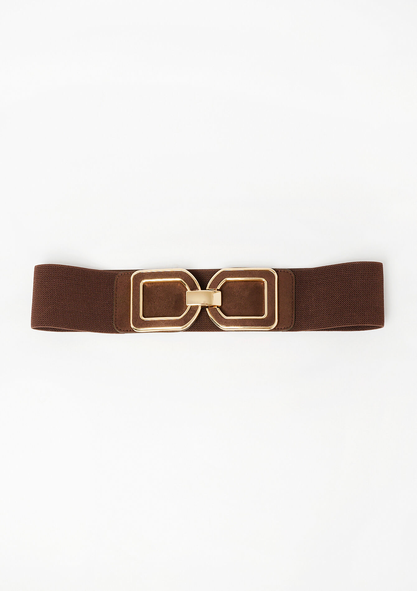 Suede belt with rectangular buckle, , detail_model