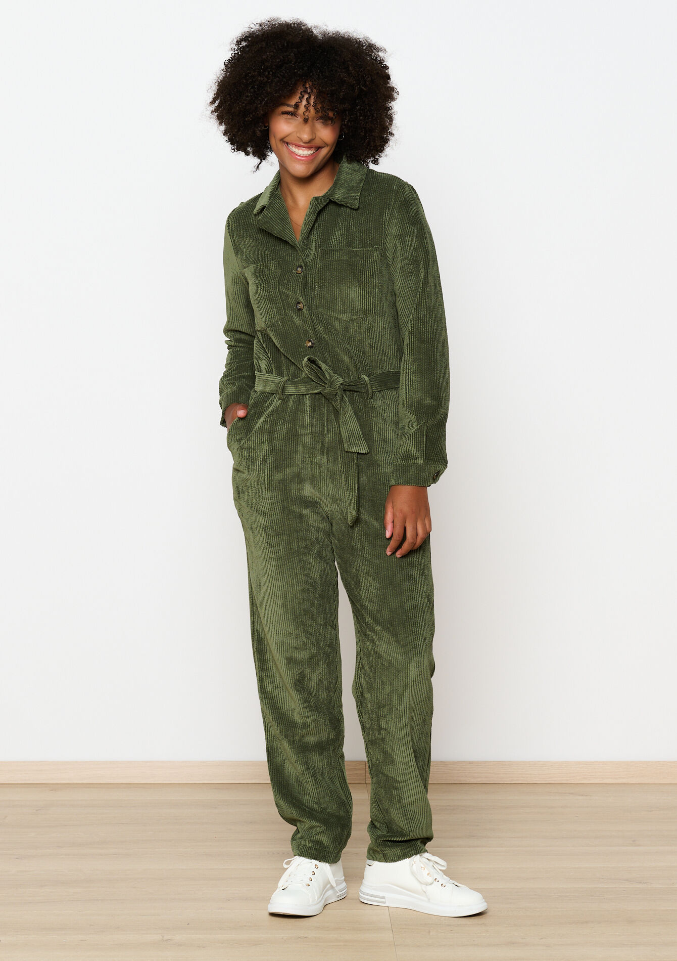 Corduroy jumpsuit, , hi-res