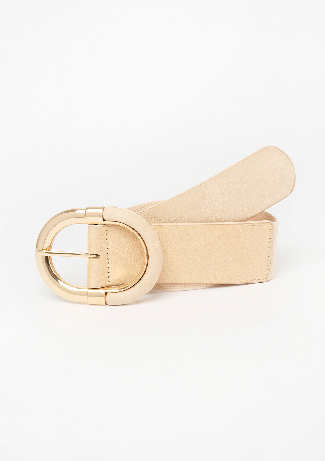 Elastic belt with oval buckle, , detail_model