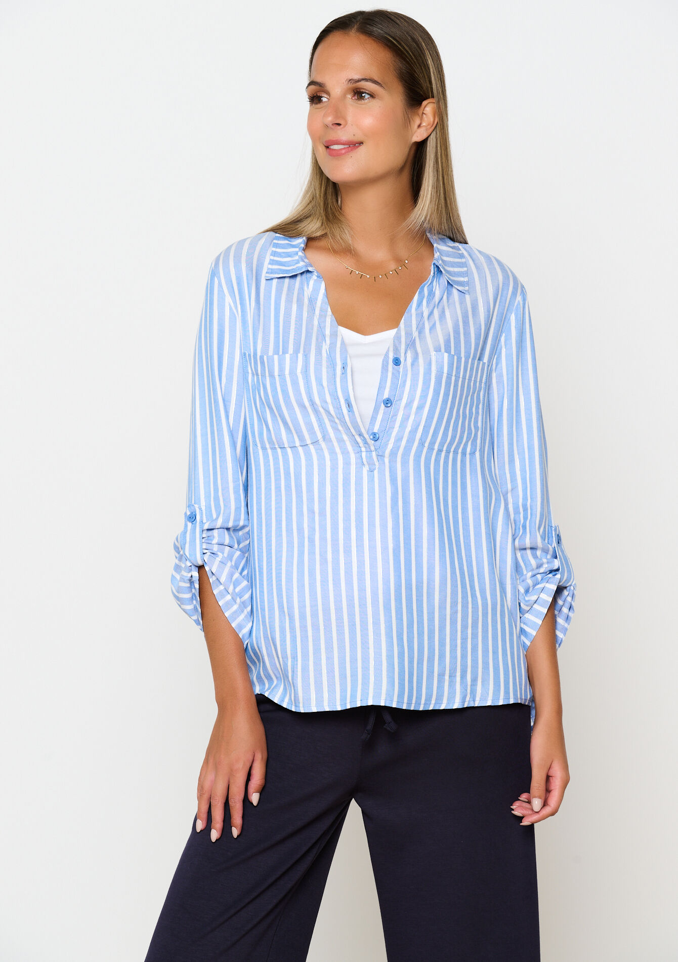 Striped shirt, , hi-res