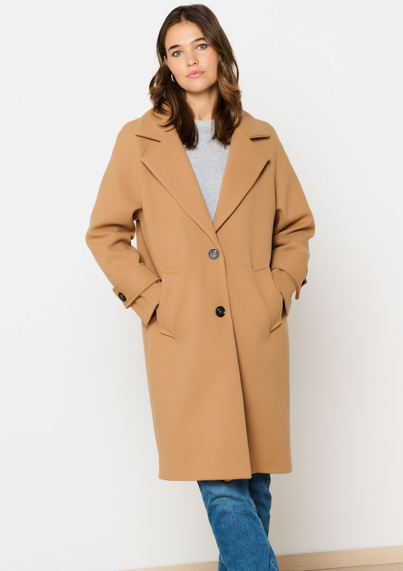 Manteau mi-long, , hi-res