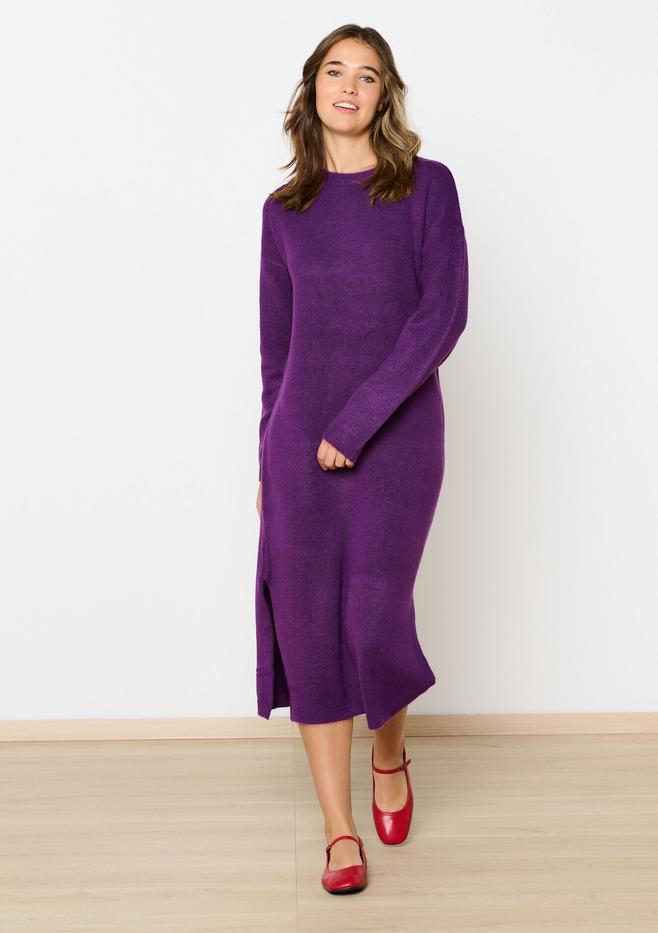 Midi sweater dress, , hi-res