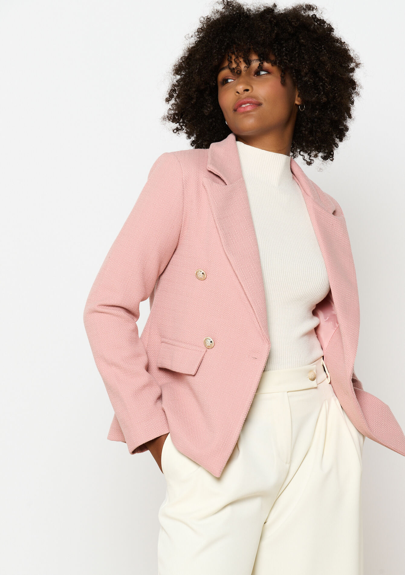 Tweed blazer, , hi-res