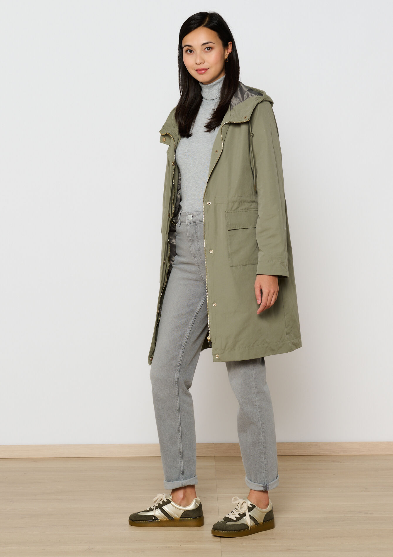 Parka longue, , back