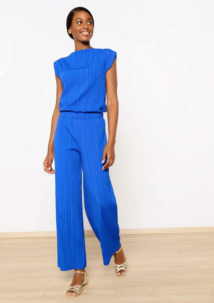 Pleated trousers - ROYAL BLUE - 06600829_1603