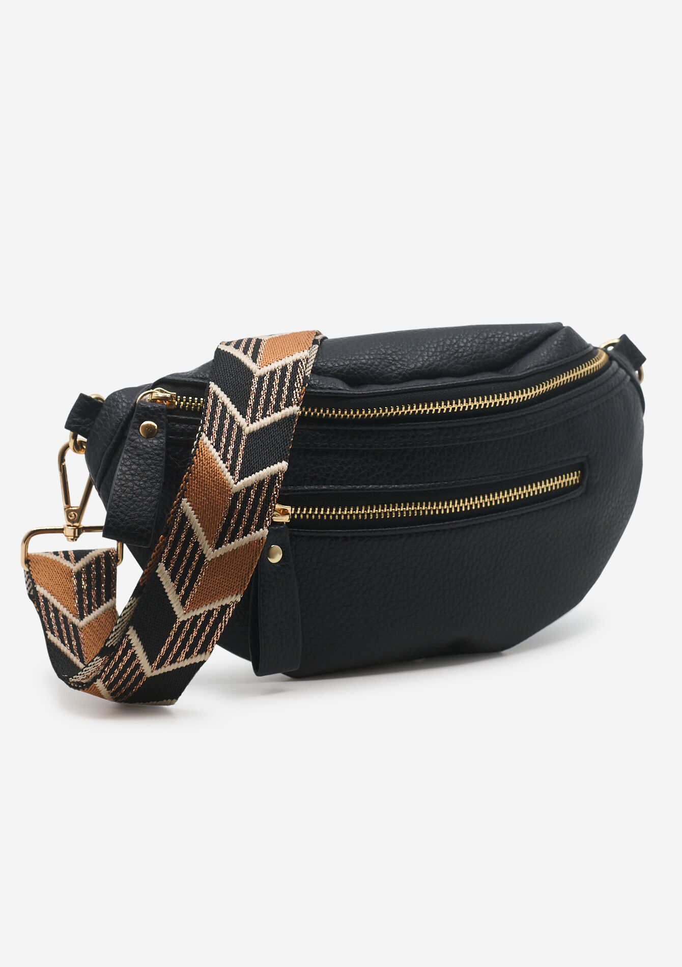 Crossbody bag in imitation leather, , hi-res