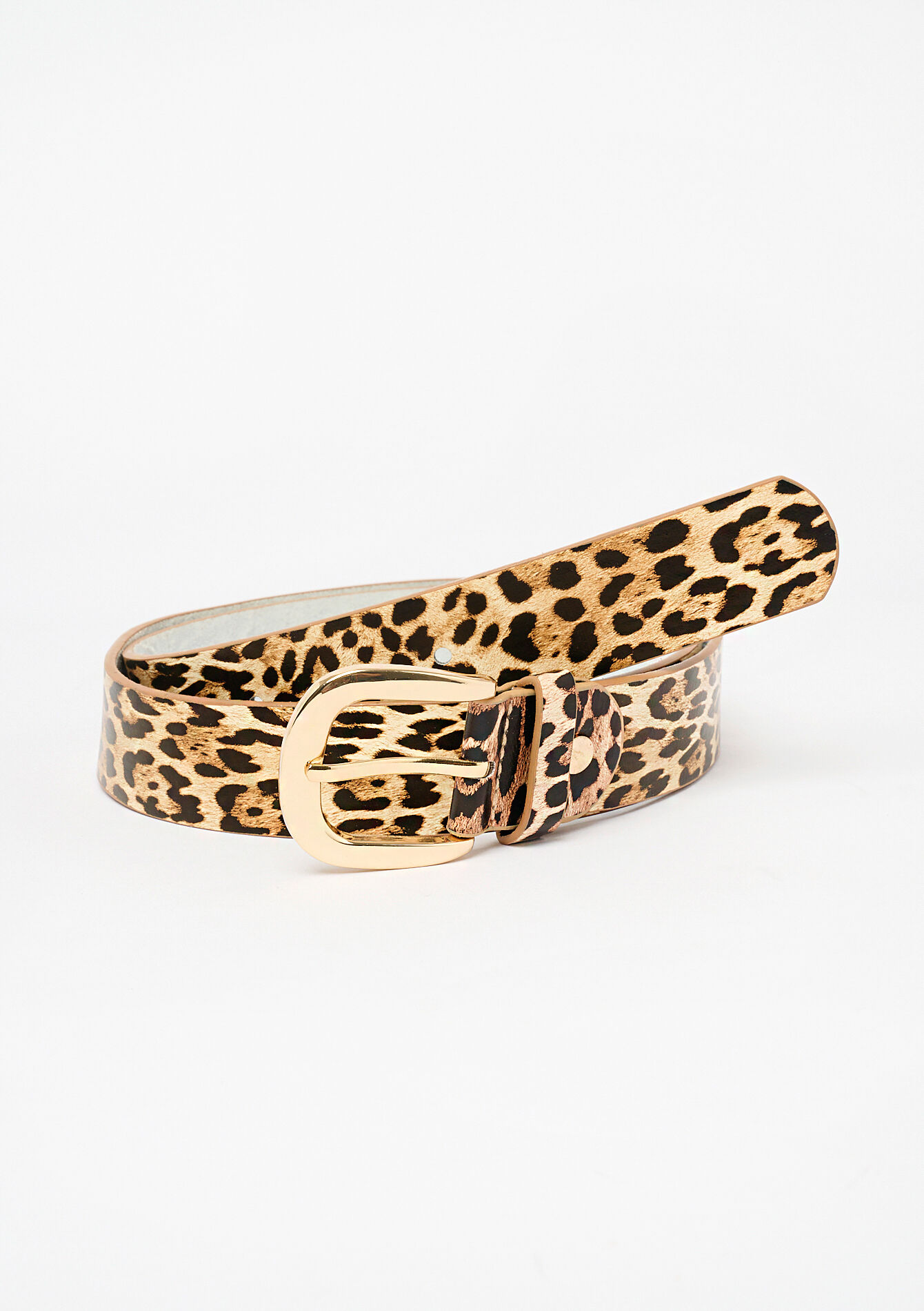 Leopard print belt, , detail_model