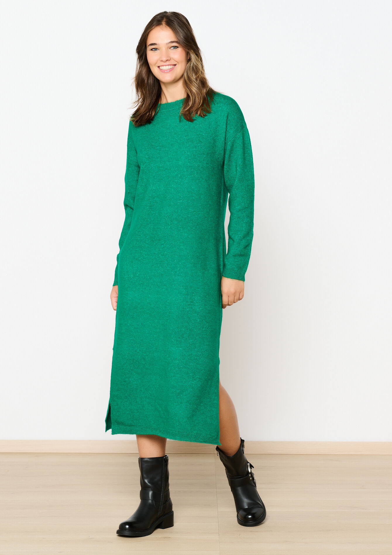 Robe pull mi-longue, , hi-res