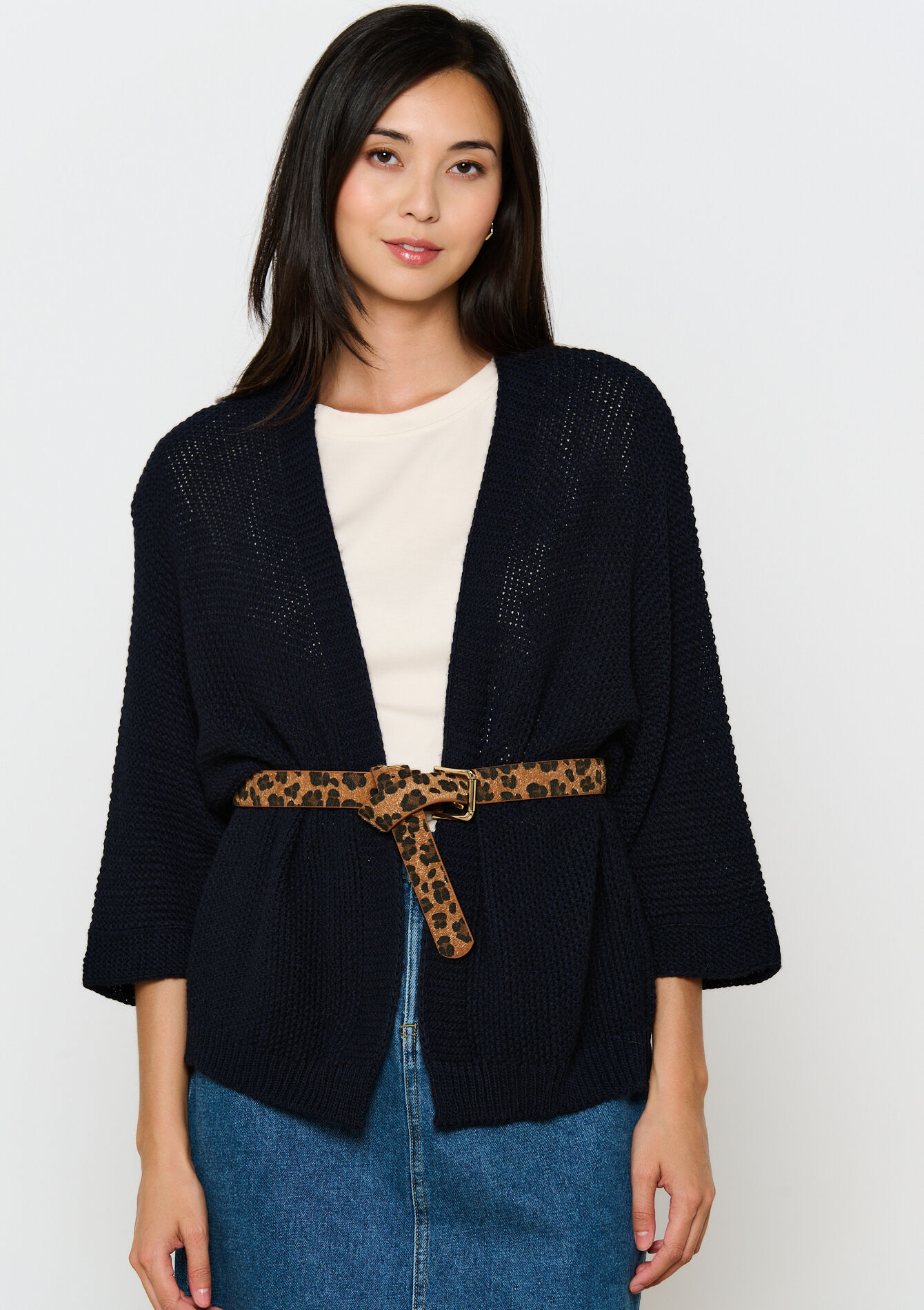 Cardigan ouvert, , back