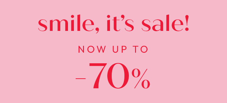 Smile, it's sale