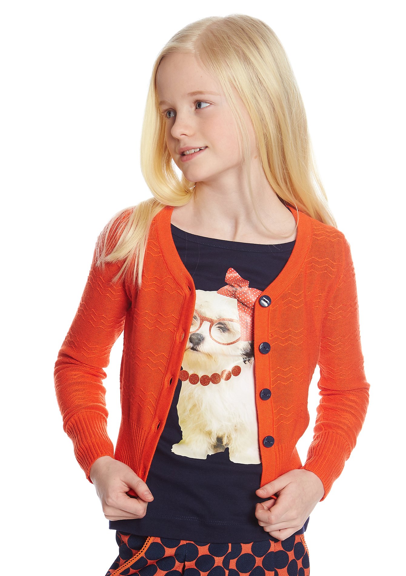  Cardigan enfant  col rond LolaLiza