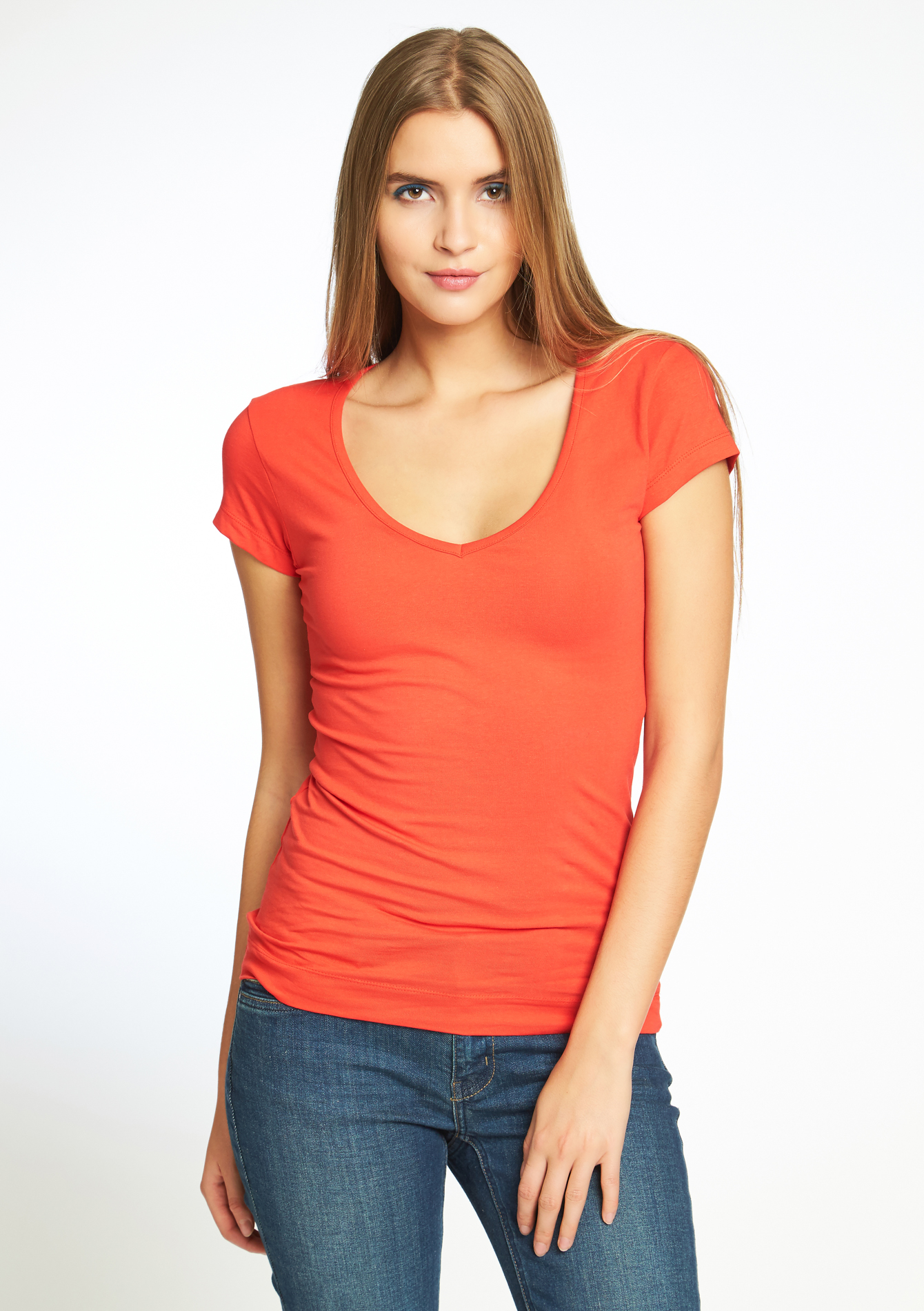 Basic Effen T Shirt Met Korte Mouwen Lolaliza