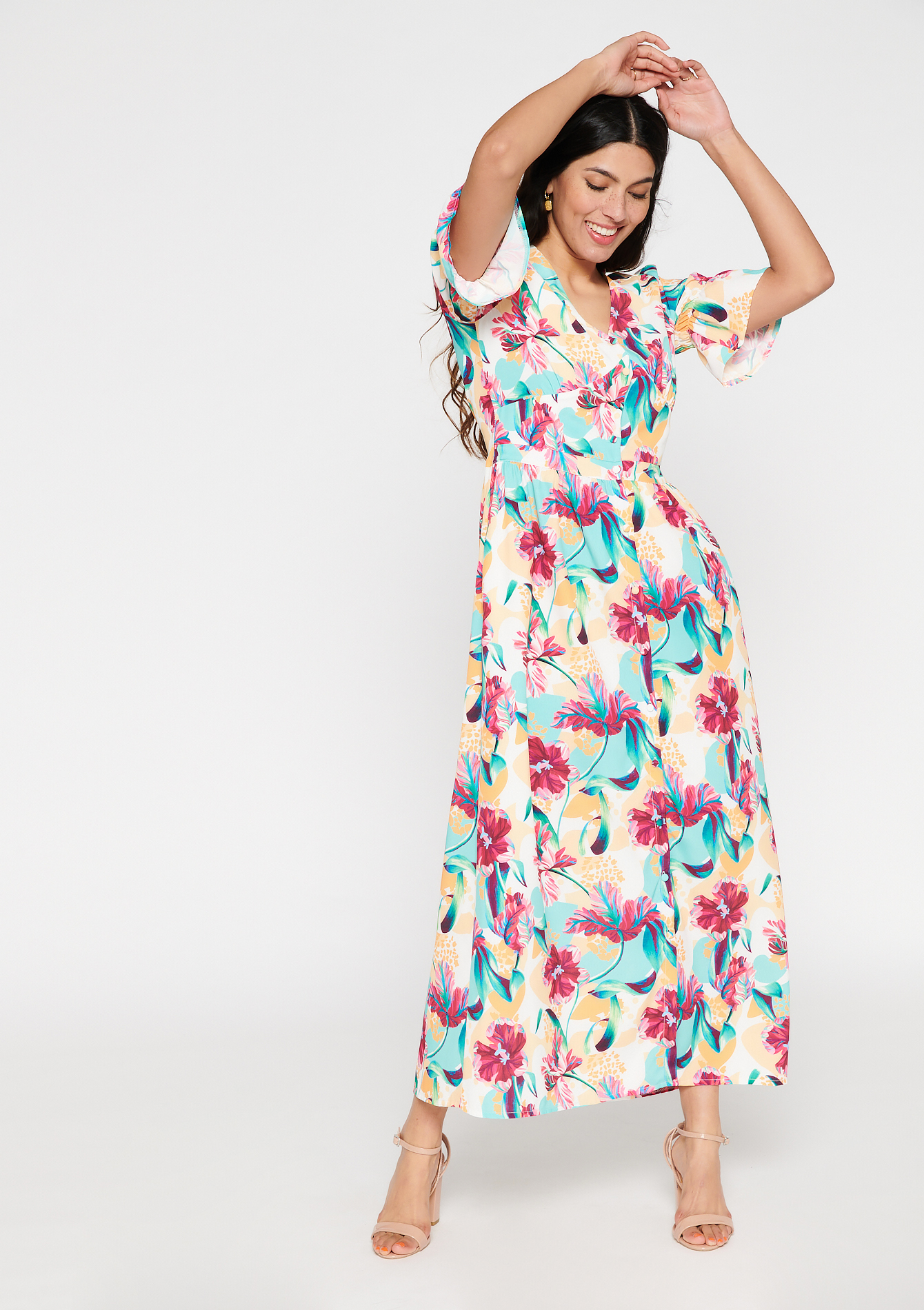 An Lemmens floral maxi dress - LolaLiza