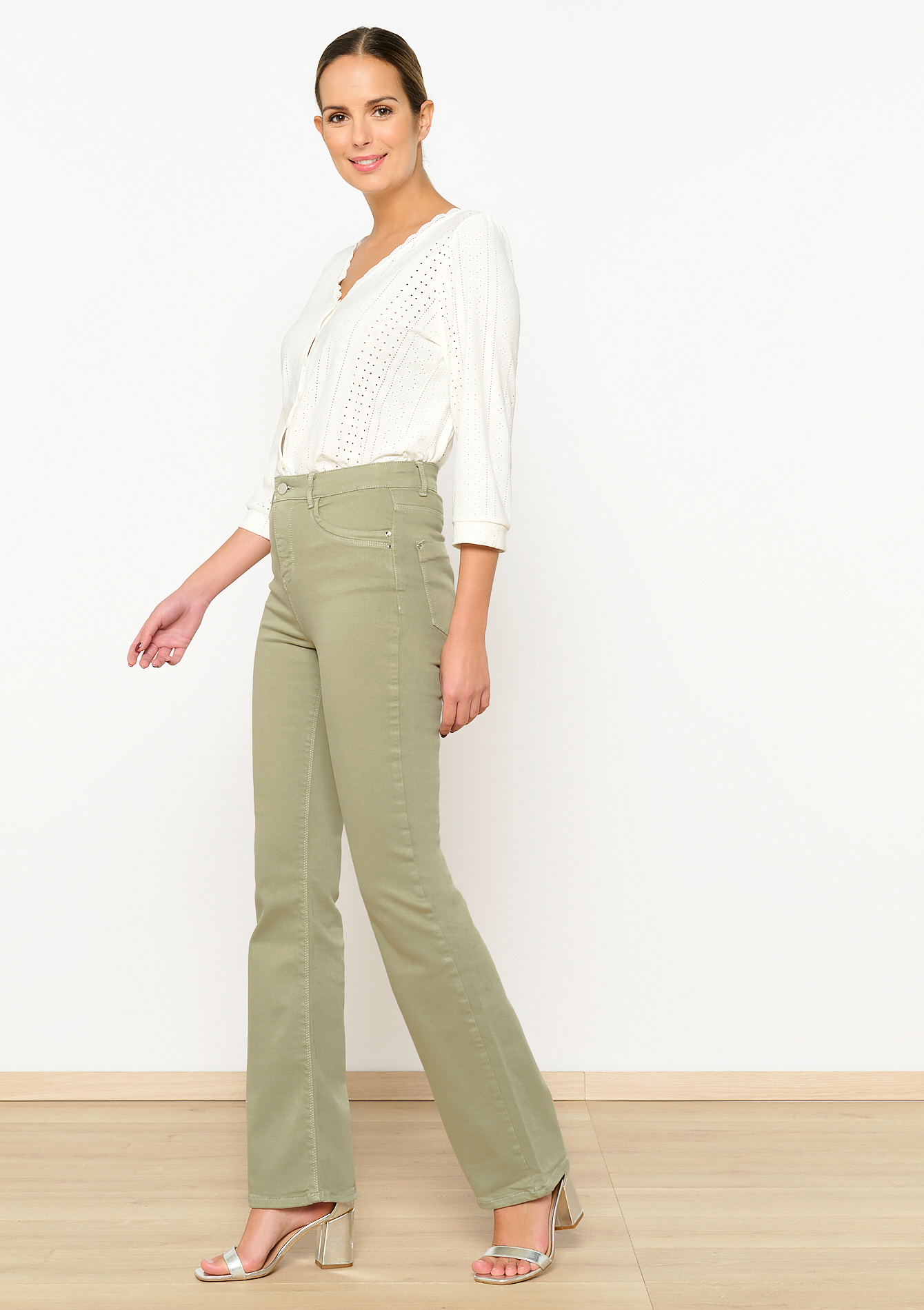 Express | High Waisted Seamed Bootcut Pant in Espresso Brown | Express  Style Trial