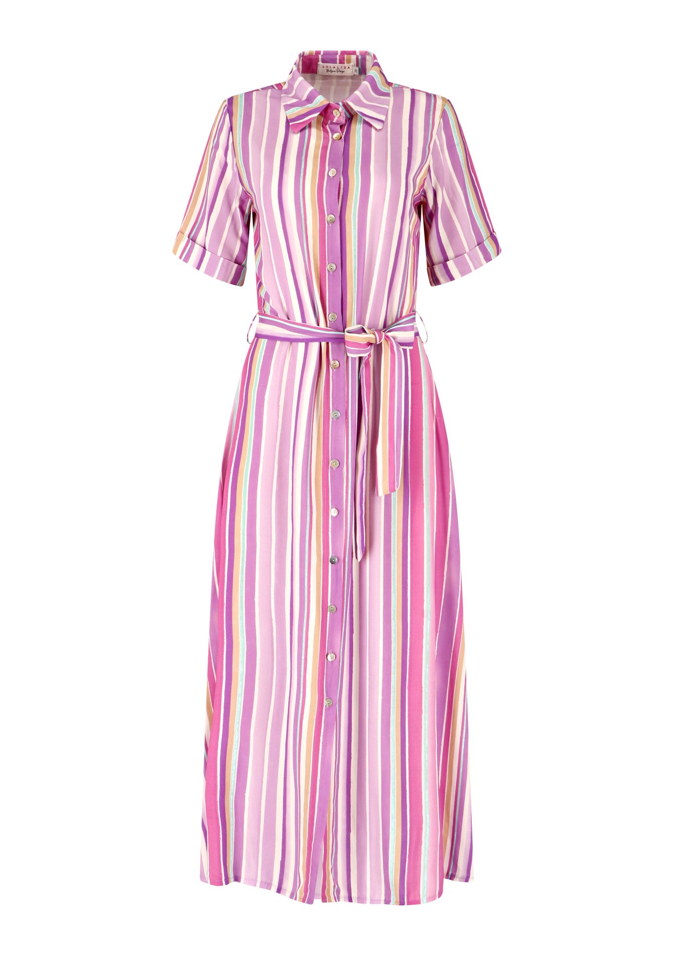 Striped shirt dress - LolaLiza