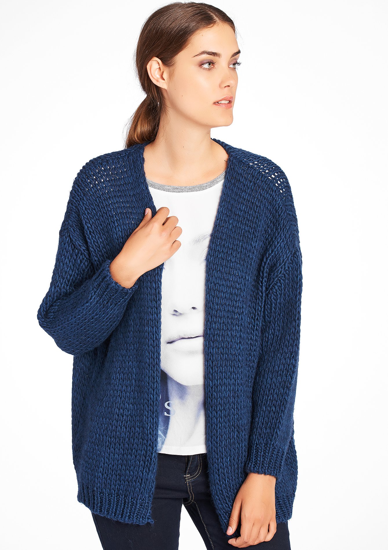 Visnet cardigan  with lurex details  LolaLiza